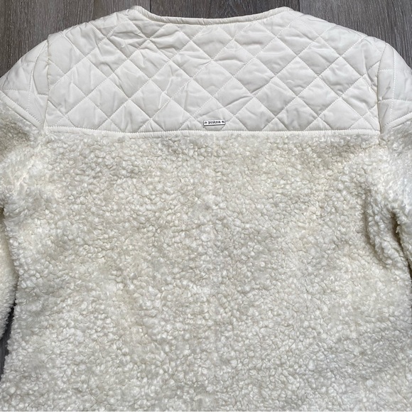 Prana Women’s Quilted Sherpa White Jacket Size Small - Picture 15 of 16
